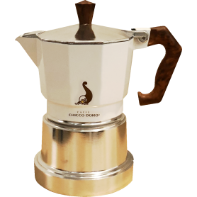 cafetière italienne MOKA chicco d'oro 3 tasses blanche
