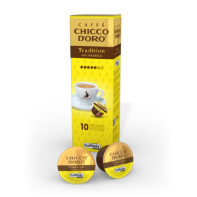 Café en grains décaféiné Chicco d'Oro Tradition Cuor d'Oro 250 Grs