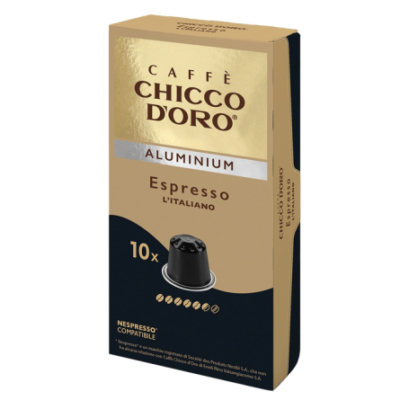 Capsule de café Chicco d'Oro Espresso italiano compatible Nespresso