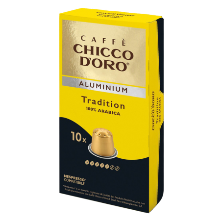 Capsule Chicco D'Oro Tradition 100% Arabica compatibles "NESPRESSO"