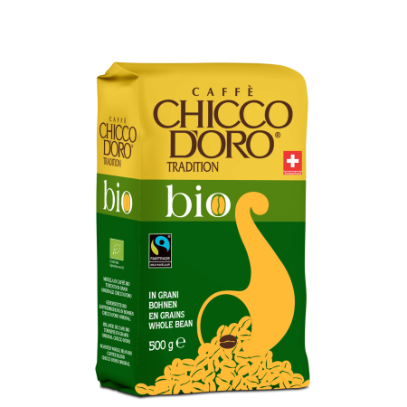 Café Chicco d'Oro en grains Bio Max Havelaar 500g